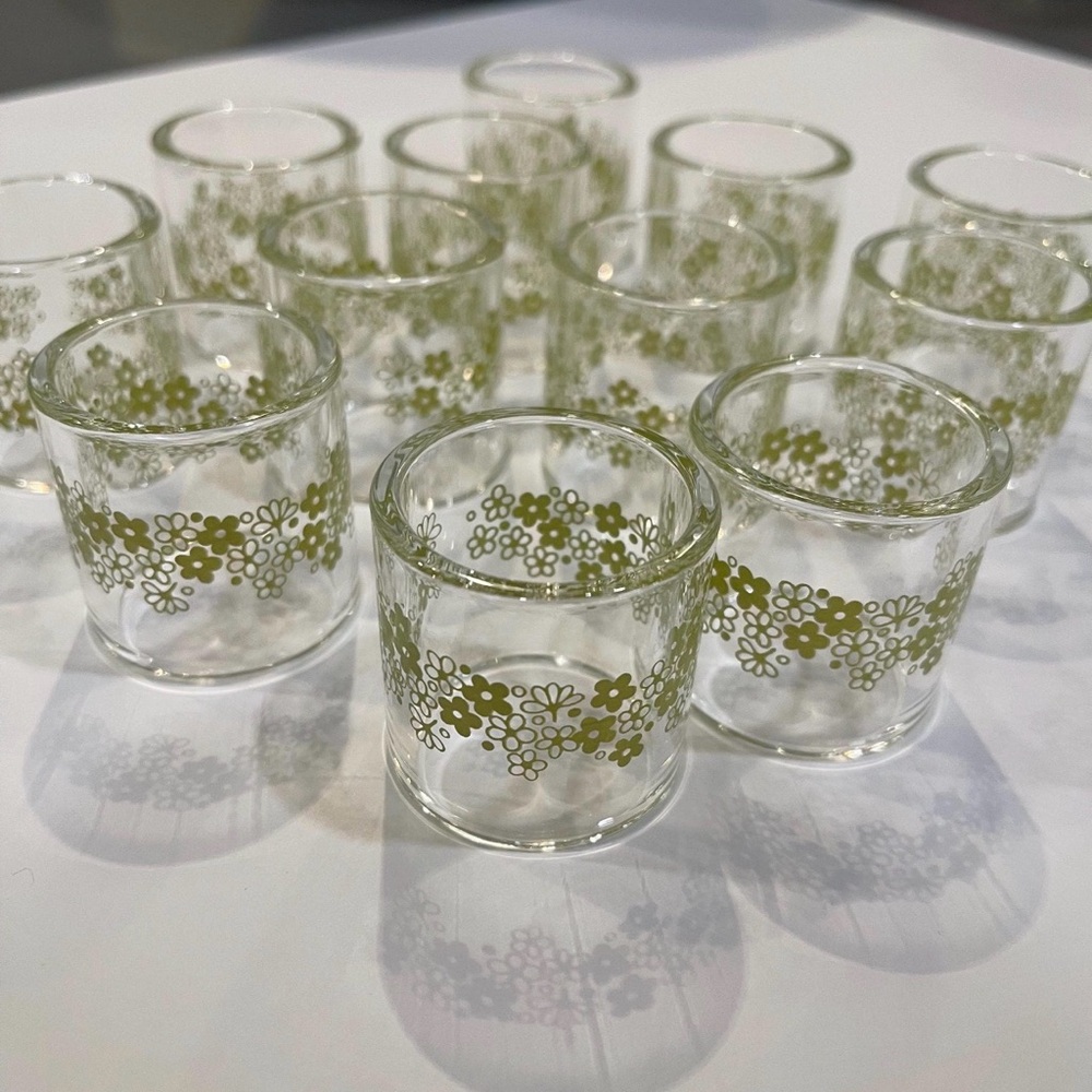 Vintage PYREX Spring Blossom (AKA Crazy Daisy) Napkin Rings